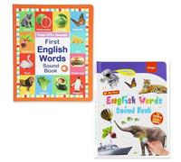 My First English Sound Book - 470+ Words, 21 Themes, Fun Word Learn, Press to Learn Phonics, Juguete Educativo for Educational Language, School Education & Perfect Educational Gift(Two-book Set)