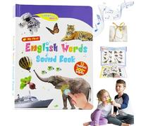 My First English Sound Toy - 470+ Words, 21 Themes, Fun Word Game & Bilingual Toys, Juguete Educativ for Educational Language, School Education & Perfect Educational Gift (1PCS)