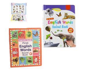 My First English Sound Toy, Fun Word Game, 300+ Words, 13 Themes, for Educational Language, School Education & Perfect Educational Gift, Speak and Spell (C)