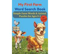 My First Farm Word Search: Word Search Puzzles with Easy to Read Print about Farm Animals, Baby Animals, Farm Life and More | 6 x 9 inches 70 pages | ... Gift for Vacations, Holidays and Relaxation