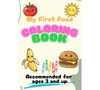 My First Food Coloring Book