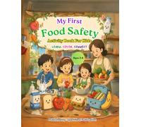 My First Food Safety Activity Book for Kids Ages 3-6: Learn, Trace, and Color Healthy Food Habits with Fun A to Z Preschool Activities for Toddlers ... Book for Safe Eating and Hand Washing Skills