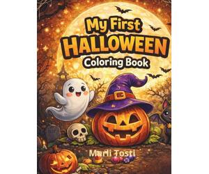 "My First Halloween Coloring Book": "Cute & Not-So-Scary Characters for Kids Ages 4-8"