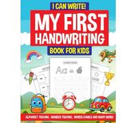 My First Handwriting Book: Learn ABCs with Tracing, Writing & Practice Pages