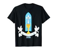 My First Holy Communion 2026 Calice Cross Catholique Kid T-Shirt