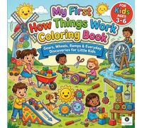 My First How Things Work Coloring Book: A Fun STEM Inventions Science and Machinery Activity Book for Kids