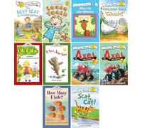 My First I Can Read 10 Books Set: The Best Seat in Kindergarten, Loose Tooth, Morris the Moose, Chicken Said Cluck, Oh Cats, I See You Saw, Beach Race, Rocky Road, How Many Fish, Scat Cat