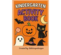 My first kindergarten Activity Book: Activities with easy to Read print about Halloween themed word search, matching games and more. 6x9, pages. Gift ... school, holidays, car trips and more