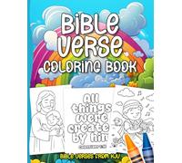 My First KJV Bible Verse Coloring Book for Kids Ages 3-5: Fun and Simple Bible Verses to Color, Remember, and Reflect On - A Christian Activity Book to Grow Faith Through Creativity