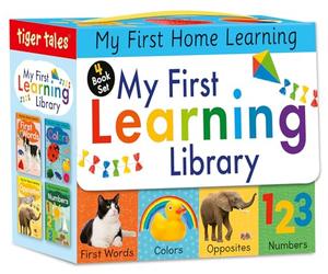 My First Learning Library 4-Book Boxed Set: Includes First Words, Colors, Opposites, and Numbers