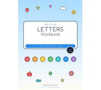 My First Letters Workbook: Learn to Trace, Write & Recognize the Alphabet A-Z | Uppercase & Lowercase Letter Practice for Preschool, Pre-K & Kindergarten | Ages 3-6