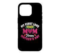 My First Love Mom Happy Mothers Day Heart Sunflower Coque pour iPhone 16 Pro