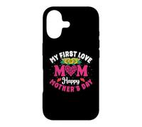 My First Love Mom Happy Mothers Day Heart Sunflower Coque pour iPhone 17