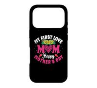 My First Love Mom Happy Mothers Day Heart Sunflower Coque pour iPhone 17 Pro