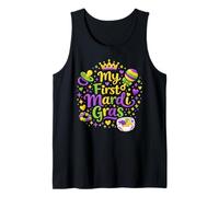 My First Mardi Gras Baby New Born Carnaval Mardi Gras Party Débardeur