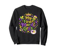 My First Mardi Gras Baby New Born Carnaval Mardi Gras Party Sweatshirt