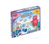Maped Coffret de tampons My First Stamps Kit – Multicolores Dès 2 ans, Boîte carton recyclable