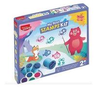 Maped Coffret de tampons My First Stamps Kit – Multicolores Dès 2 ans, Boîte carton recyclable