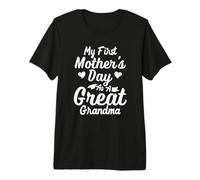 My First Mother's Day As A Great Grandma T-Shirt Haut de Gamme