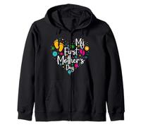 My First Mothers Day for New Mom Women First Mother's Day Sweat à Capuche