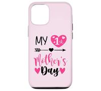 My First Mothers Day Outfit Mommy 1st Time Mom Happy Mother Coque pour iPhone 12/12 Pro