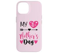 My First Mothers Day Outfit Mommy 1st Time Mom Happy Mother Coque pour iPhone 14