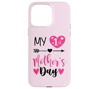 My First Mothers Day Outfit Mommy 1st Time Mom Happy Mother Coque pour iPhone 15 Pro Max