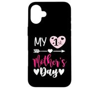 My First Mothers Day Outfit Mommy 1st Time Mom Happy Mother Coque pour iPhone 16 Plus