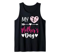 My First Mothers Day Outfit Mommy 1st Time Mom Happy Mother Débardeur