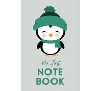 My First Notebook: Adorable Penguin Ice Skating Design for Kids, 80 Pages, Unlined: Perfect First Journal for Kids Ages 4-8 with Creamy Pages