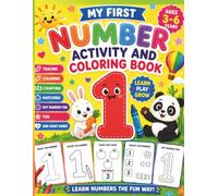 My First Number Activity and Coloring Book: Trace, Count, Match, Color & Learn Numbers 1 to 20