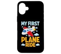 My First Plane Ride Avion Flight Graphic Enfants Hommes Femmes Coque pour iPhone 16 Plus