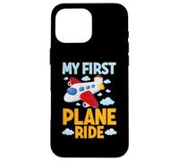My First Plane Ride Avion Flight Graphic Enfants Hommes Femmes Coque pour iPhone 16 Pro Max