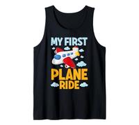 My First Plane Ride Avion Flight Graphic Enfants Hommes Femmes Débardeur