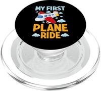 My First Plane Ride Avion Flight Graphic Enfants Hommes Femmes PopSockets PopGrip pour MagSafe