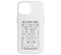 My First Pope Joke Figurine Humoristique Saint Père Église Coque pour iPhone 14