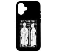My First Pope Joke Figurine Humoristique Saint Père Église Coque pour iPhone 16