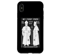 My First Pope Joke Figurine Humoristique Saint Père Église Coque pour iPhone XS Max