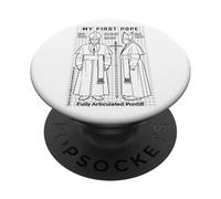 My First Pope Joke Figurine Humoristique Saint Père Église PopSockets PopGrip Adhésif