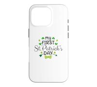 My First St. Patrick Day Irish Clover Green Coque pour iPhone 16 Pro