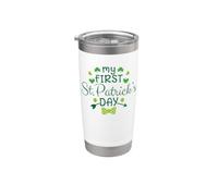 My First St. Patrick Day Irish Clover Green Gobelet isotherme en acier inoxydable double paroi