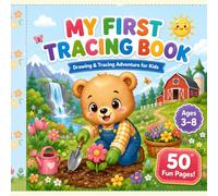 My First Tracing Book Fun & Easy Practice for Kids Ages 3-8: Learn to Trace Lines, Shapes & Pictures | 50 Fun Practice Pages | Preschool Writing ... Lines, | Preschool & Kindergarten Workbook