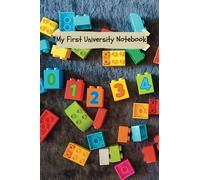 My First University Notebook: 6"x 9" Narrow Lined Blank Notebook
