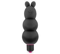 My First Vibromasseur Noir Point G Etanche 7 Vitesses Tête d'Ourson