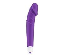 My First Vibromasseur Violet avec Gland et Stries