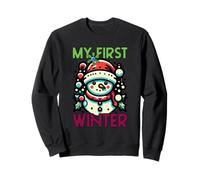 My First Winter Noël Mignon Bonhomme de Neige Hiver Noël Sweatshirt