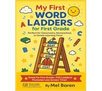My First Word Ladders for First Grade: Fun Word Ladder Puzzles for First Grade-Build reading, spelling, and phonics skills with 3, 4, and 5 letter ... Perfect for classrooms & homeschool.