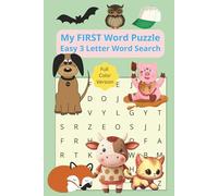 My First Word Puzzle: Easy 3-Letter Word Search for Ages 3-5, Over 80 Easy Puzzles for New Readers