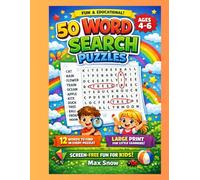 My First Word Search Adventure: 50 Big & Easy Puzzles for Little Learners (Ages 4-6) Large Print • 12 Words Per Puzzle • Screen-Free Fun