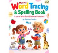 My First Word Tracing And Spelling Book-Learn Words with fun picture-children bedtime story book